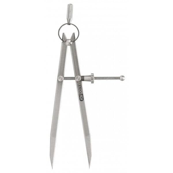 KS rak kompass, L.250mm, öppen 250mm - stål â € ¦