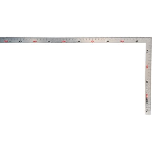 Yato YT-7084, Skrivbordslinjal, Rostfritt stål, Rostfritt stål, cm, mm, 50 cm, 250 mm
