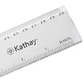Miniatyrbild 2 av 2: Plast regel - Kathay - 86420400 - 50 cm - Transparent - Skolanvändning