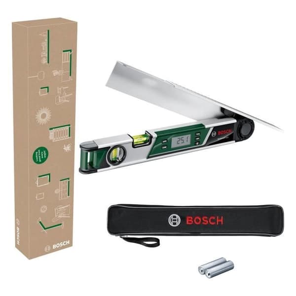 Bosch UniversalAngle vinkelmåler (præcis måling og overførsel af vinkler op til 220°, med integreret beregningsfunktion til