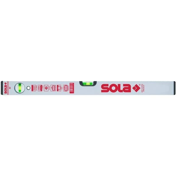 Sola AV 30 vattenpass med rörprofil, Grå, 30 cm - 1110301
