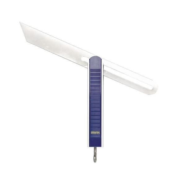 Falsk kvadrat - IRWIN 10503546 - Aluminiumklack - Graverade graderingar - 250 mm