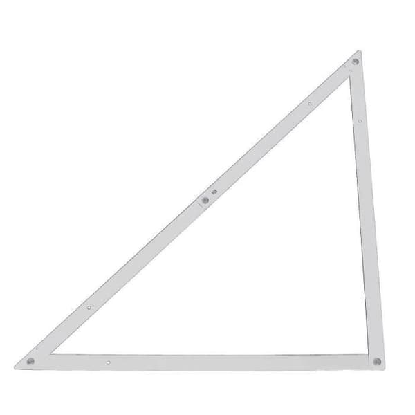 Vikbar fyrkant - STANLEY - 120x120x170cm - 45° och 90° vinklar - aluminium