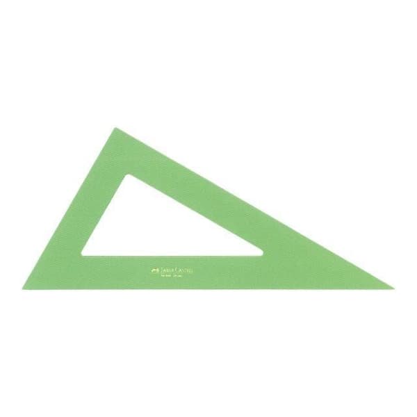 Faber-Castell Square 32 cm grön transparent akrylplast