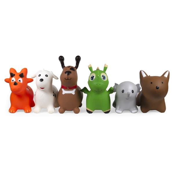bo. Jumping Animal - Orange Dino