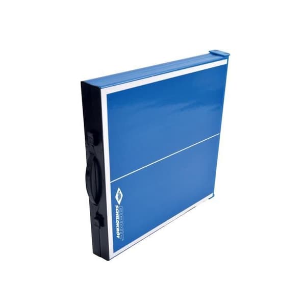 Set mini ping pong-bord - SCHILDKRÖT - Mini-bord 68x33x9 cm - 2 mini-racketar i PVC - Boll i ABS - Nät - Fällbart bord