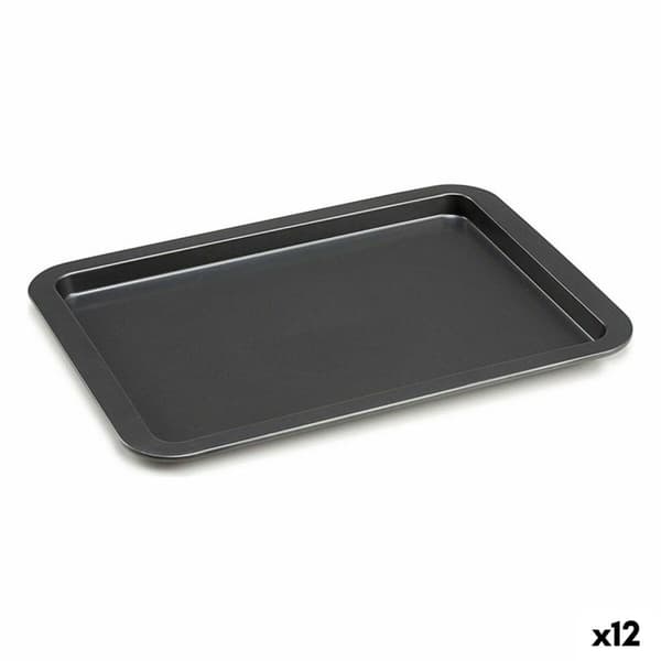 Ugnsplåt Kinvara CK56483-47 Grå Metall 25,3 x 2 x 37 cm (12 antal)