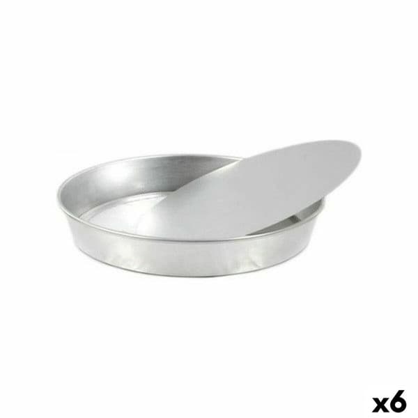 Avtagbar form VR Rund Aluminium 33 x 33 x 4,5 cm (6 antal)