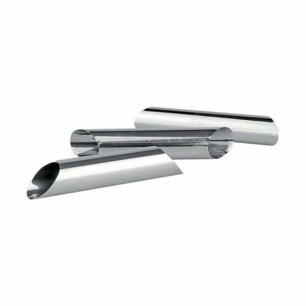 Set med Formar för Bakverk Wooow Rostfritt stål Silvrig Stål 3 Delar 2,5 x 12,5 cm (36 antal) (3 pcs)