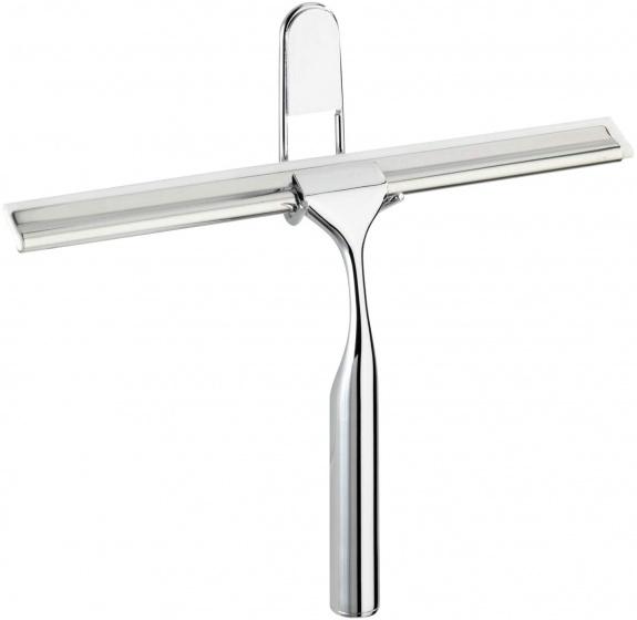 gummiskrapa Classic25 x 16,5 cm stålkrom 2 delar