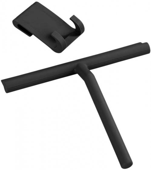 skrapan 21 x 24,5 cm rostfritt stål svart 2 delar