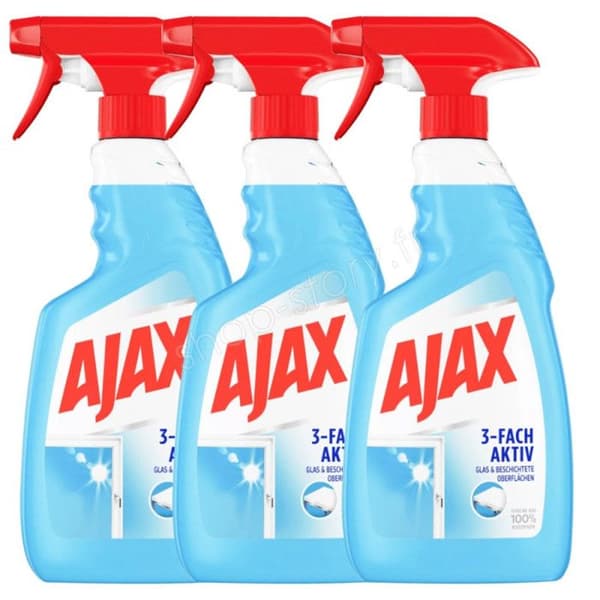 Paket med 3 AJAX trippel aktiva fönsterputsare