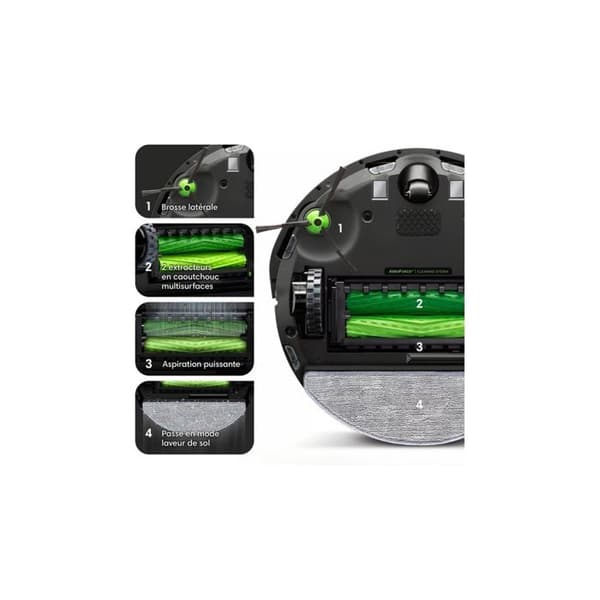 Robotdammsugare - iRobot - Roomba I5+ - Autonomi 90 min - Påsefri - Intelligent navigering