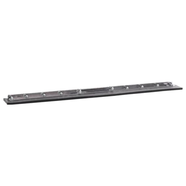 vidaXL Lattialastan päät 5 kpl 75x2x5 cm teräs ja kumi