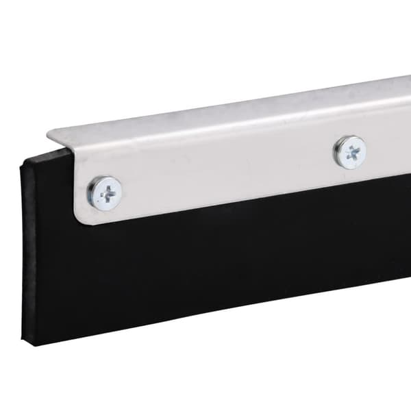 vidaXL Lattialastan päät 5 kpl 75x2x5 cm teräs ja kumi