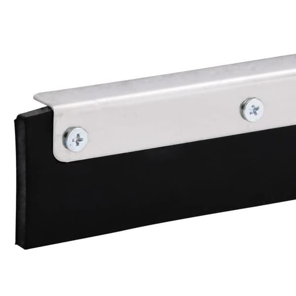vidaXL Lattialastan päät 5 kpl 60,5x2x5 cm teräs ja kumi