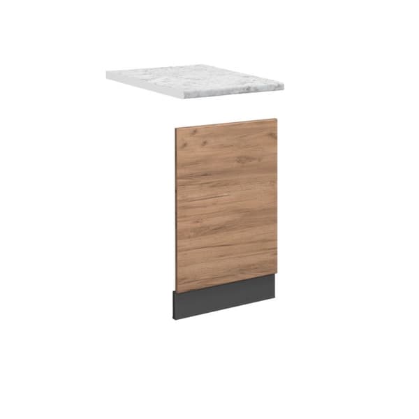 Fasadmått Berömd-Linje, 45cm, PT Marmor, Guldig ek, Anthracite, Vicco