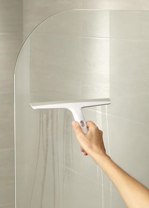 Joseph joseph - 70560 - EasyStore Slim duschskrapa med förvaringskrok, duschtillbehör, vit/grå
