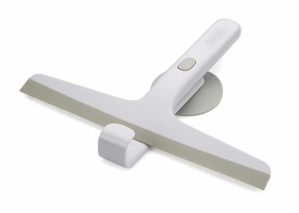 Joseph joseph - 70560 - EasyStore Slim duschskrapa med förvaringskrok, duschtillbehör, vit/grå