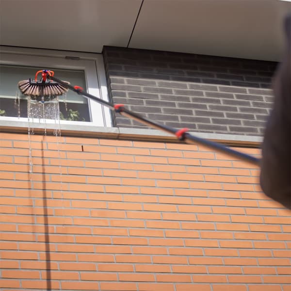 Shine teleskopisk tvättborste 6,5 meter – teleskopskaft med borste