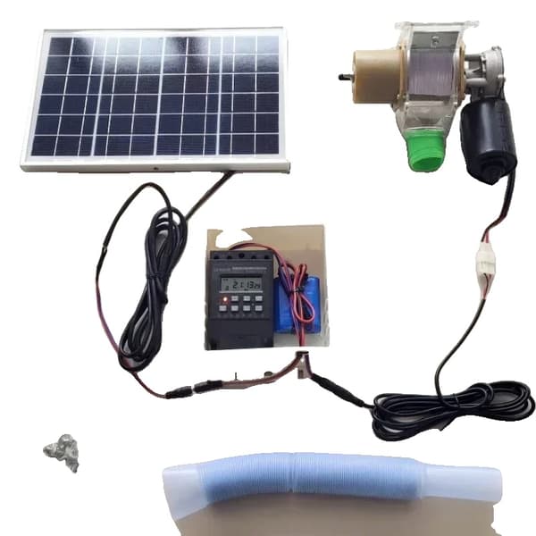 Automatisk Hønsefoder, Wifi Kontrol, 220v EU,Solenergi timing