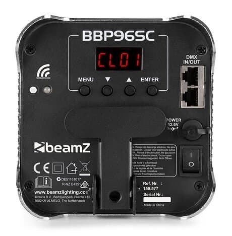 BeamZ BBP96SC Uplight Par 12Wx6LED dioder 6in1 WDMX