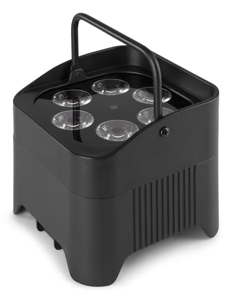 Beamz BBP96SB Designljus Trossl/väggljusPar 12Wx6 RGBWA-UV dioder 6in1 WDMX