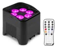 Miniatyrbild 1 av 10: Beamz BBP96SB Designljus Trossl/väggljusPar 12Wx6 RGBWA-UV dioder 6in1 WDMX