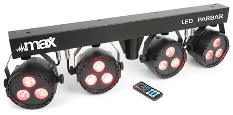 MAX PartyBar4 PARBAR 4Way 3x4in1 LED