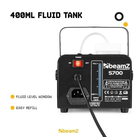 BeamZ S700 Rökmaskin inkl Rökvätska