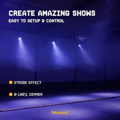 BeamZ MHL74 Wash 7x10W QUAD 12chDMX
