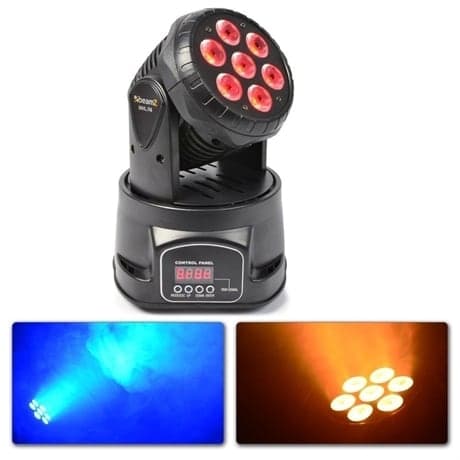 BeamZ MHL74 Wash 7x10W QUAD 12chDMX Svart