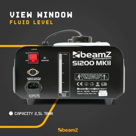 BeamZ S1200 MKII Rökmaskin med kontroll