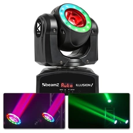 BeamZ Illusion I Moving Head 60W Beam Svart