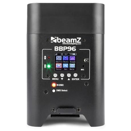 Beamz BBP96 Uplight Par 12Wx6LED dioder 6in1 WDMX