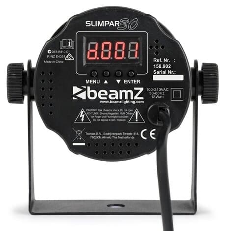 BeamZ SlimPar30  6 x 3W 3 i 1, Rgb, Ir