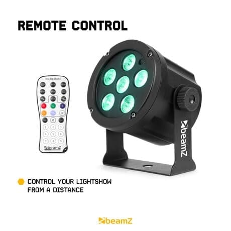 BeamZ SlimPar30  6 x 3W 3 i 1, Rgb, Ir