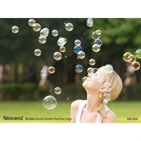 BeamZ B2500 dubbel bubbelmaskin stor modell