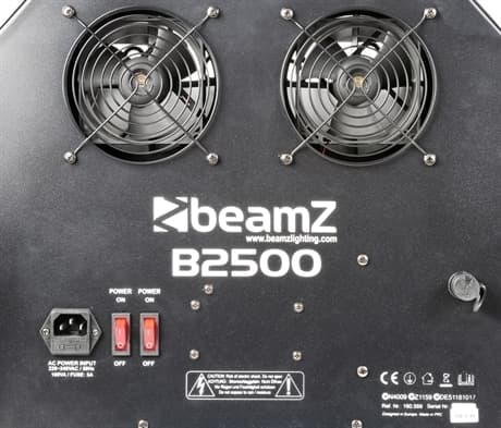 BeamZ B2500 dubbel bubbelmaskin stor modell