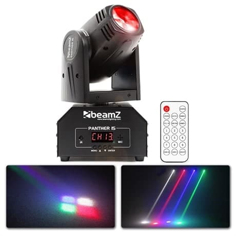 BeamZ Panther 15 Led Beam Moving Head IRC