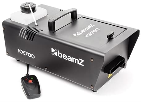 BeamZ ICE700 isrökmaskin, med "lågliggande" rökeffekt