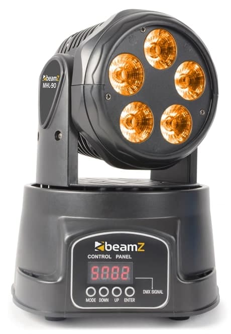 BeamZ MHL90 Wash 5 x 18W RGBAW-UV 6 in 1