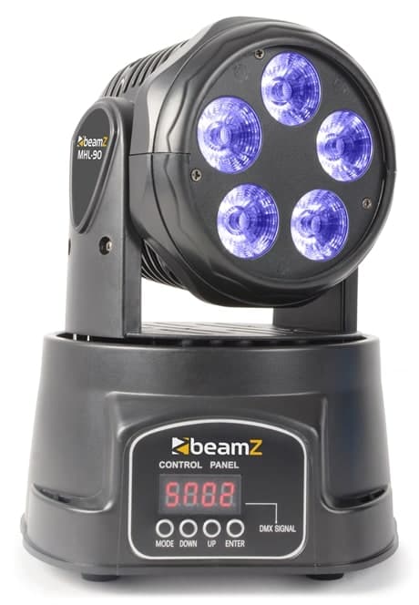 BeamZ MHL90 Wash 5 x 18W RGBAW-UV 6 in 1