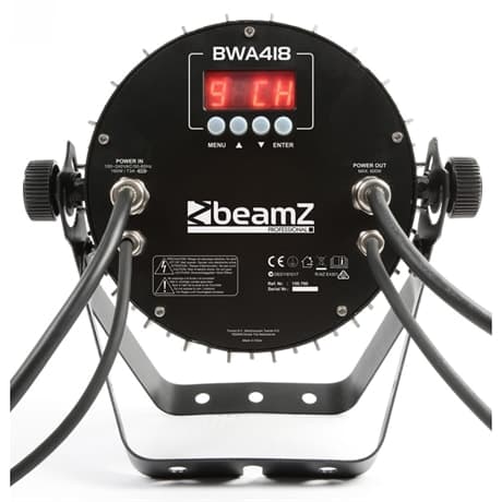 BeamZPro BWA418 AluPAR IP65 18x12W 4-1 RGBW