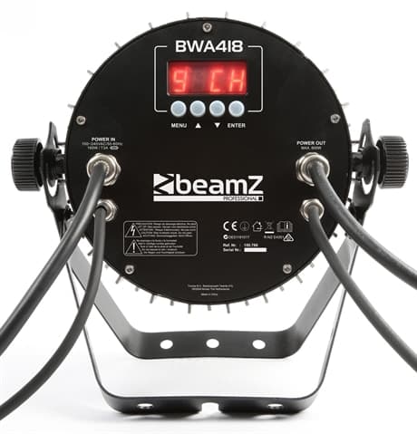 BeamZPro BWA418 AluPAR IP65 18x12W 4-1 RGBW