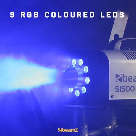BeamZ S1500LED Rökmaskin 9x3W RGB DMX