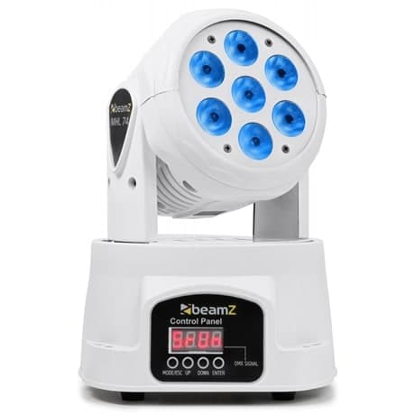 BeamZ MHL74 Wash 7x10W QUAD 12chDMX WHITE