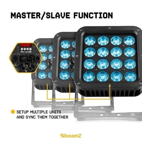 Starcolor128 LED flood light Wall paint 16X 8W IP65 RGBW