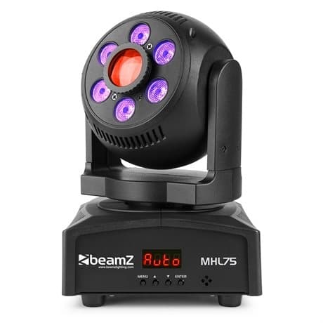 BeamZ MHL75 Led Spot30W+6xRGBW Wash IRC