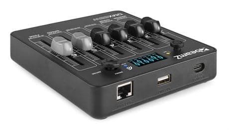 BeamZ DMX65W DMX Batteri kontroll 6 fader